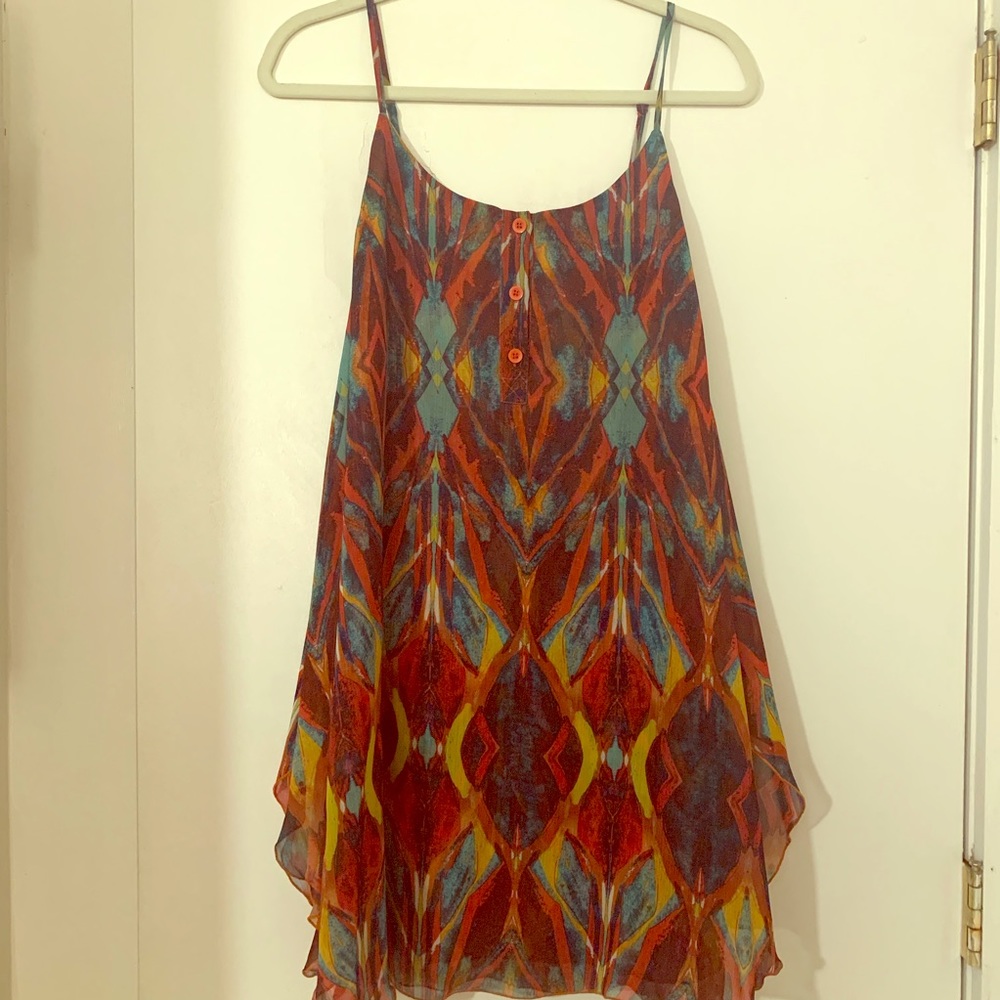 Multi-Colored Alice and Olivia Dress | Color: Red